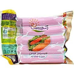 سوسیس گیاهی سویا با طعم دود آسوده‌سازان – ۴۰۰ گرم — تصویر ۲
