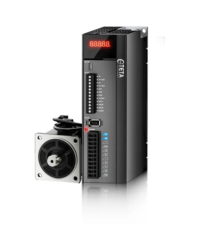 سروو موتور ترمزدار 750 وات با درایو TDL2 تتا