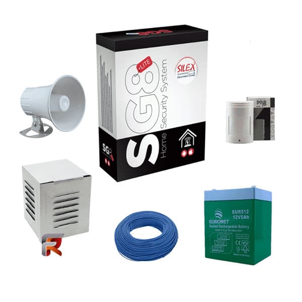 پکیج کامل دزدگیر سایلکس مدلSG8-LITE