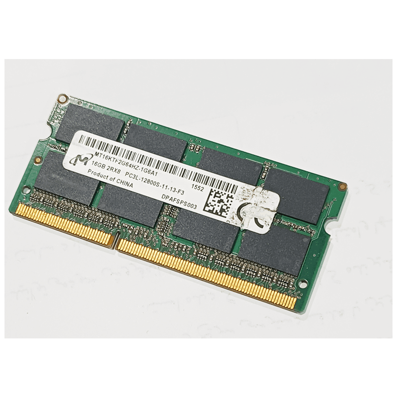 حافظه RAM لپ تاپ ماکرون مدل DDR3L PC3L-12800S 1600MHz ظرفیت 16 گیگابایت