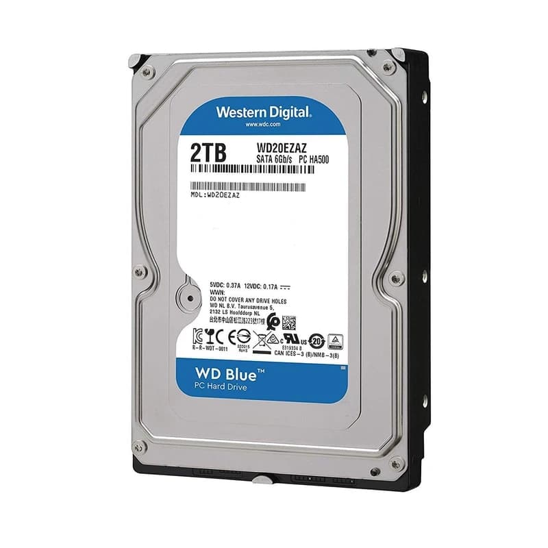 هارددیسک اینترنال وسترن دیجیتال Blue ظرفیت 2 ترابایت اصلی گارانتی سازگار — تصویر ۴
