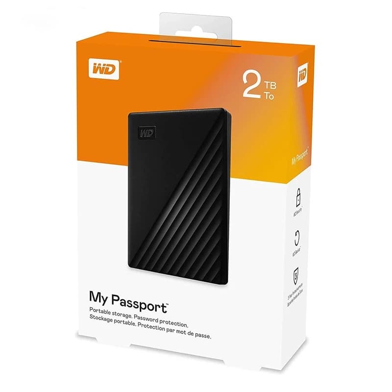 هارد اکسترنال وسترن دیجیتال My Passport ظرفیت دو ترابایت