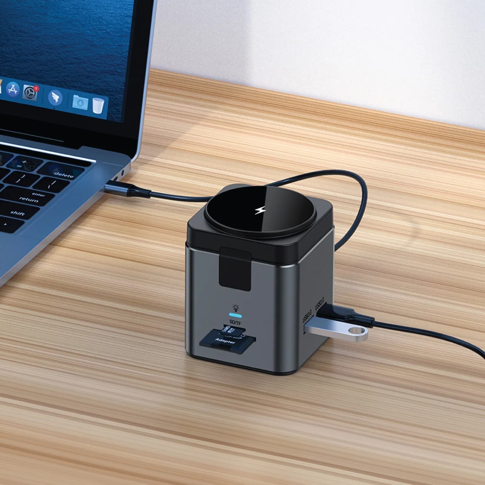 هاب و شارژر گرین لاین 9In1 Hub Docking Station — تصویر ۳