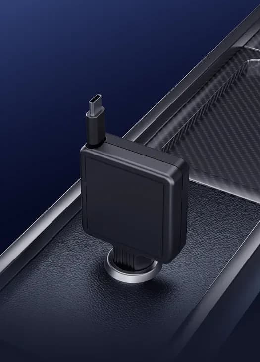 شارژر فندکی ۳۰ وات گرین لاین Retractable 30W Car Charger — تصویر ۳