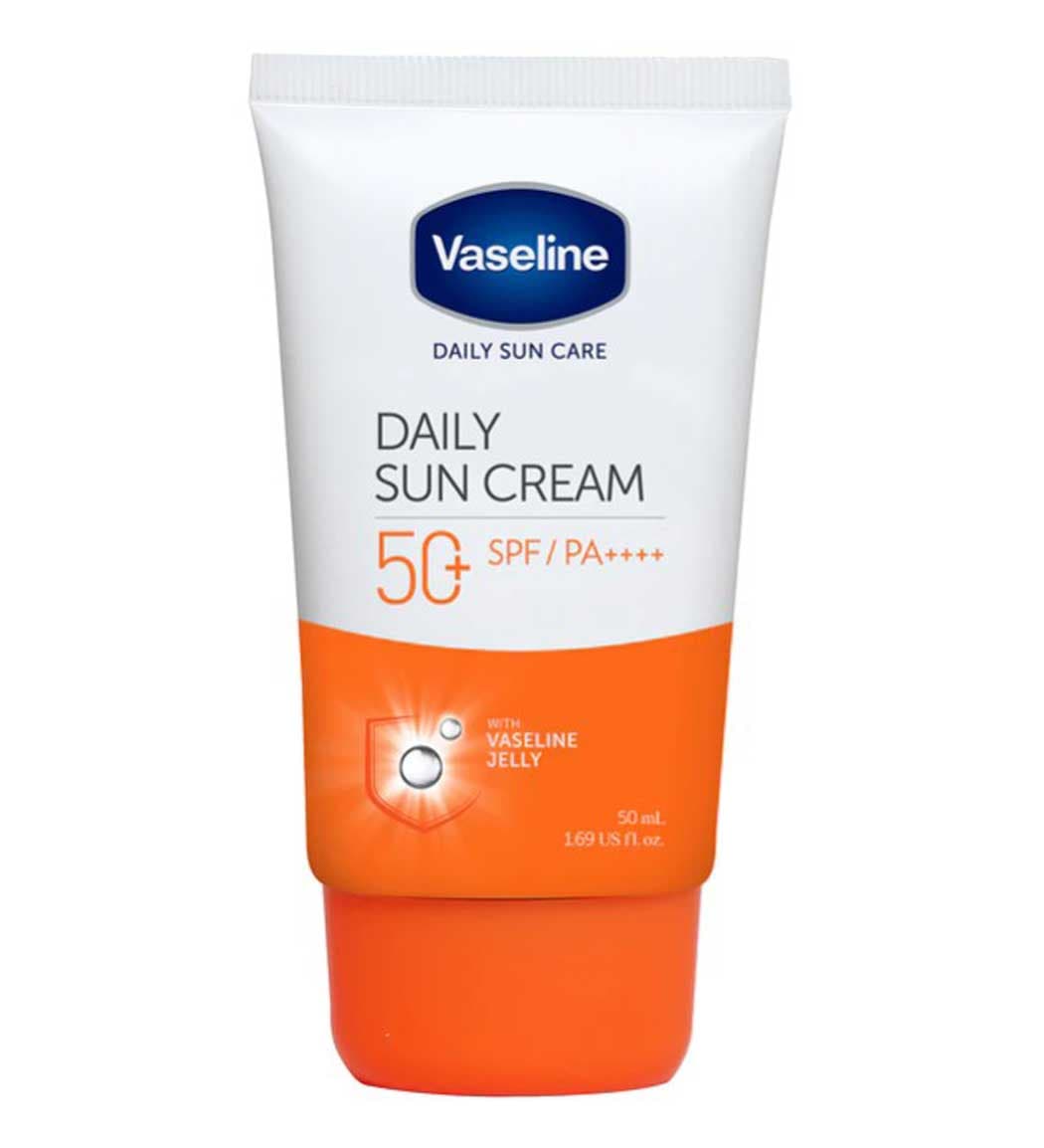 کرم ضدآفتاب وازلین SPF50 بدون رنگ 50 میل