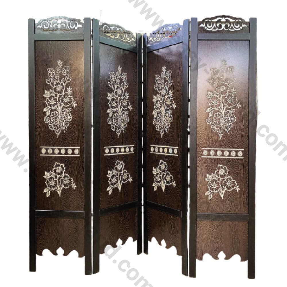 پاراوان چوبی حک لیزری کد 1059