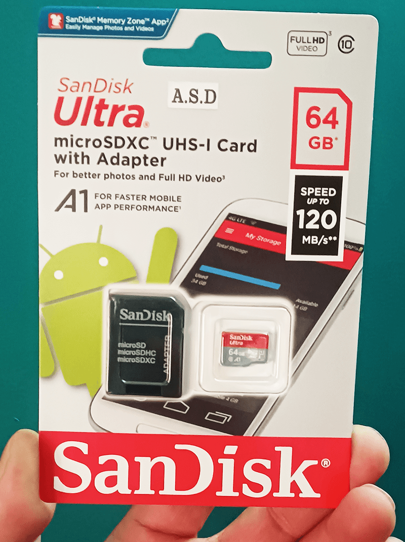 کارت حافظه SanDSisk میکرو اس دی 64 گیگابایت — تصویر ۲