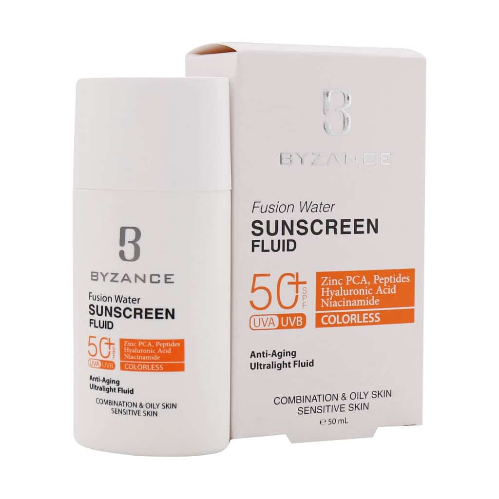 ضدآفتاب بیزانس فیوژن واتر SPF50 حجم 50 میل