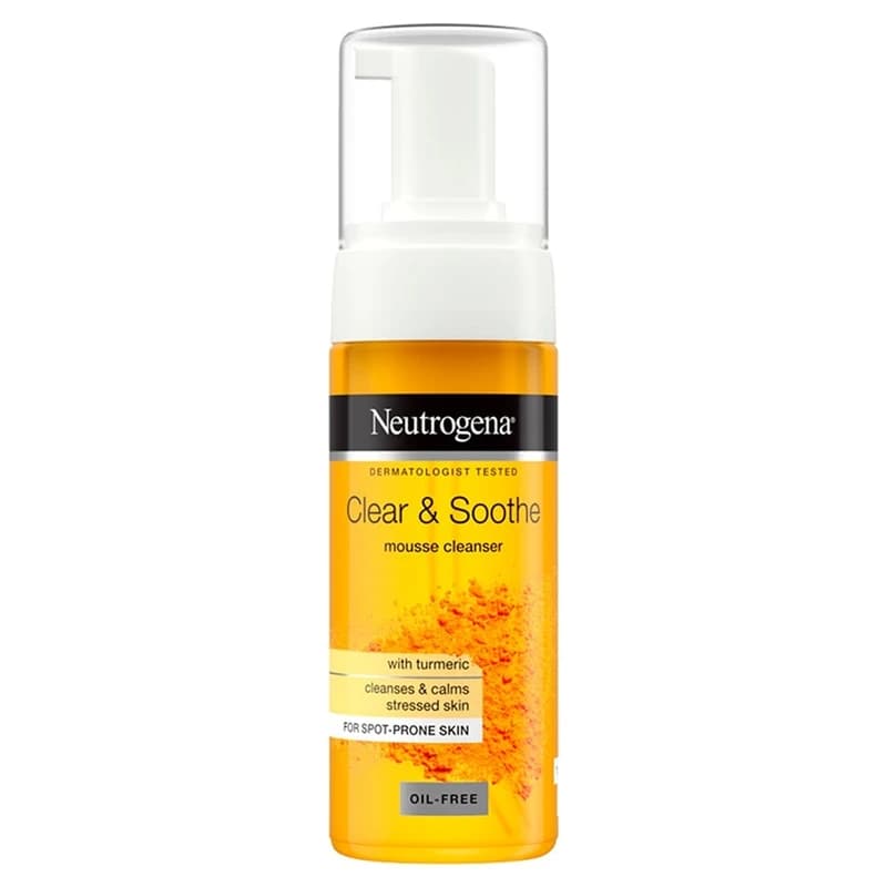 فوم شستشو و ضد جوش نوتروژینا مدل Soothing Clear حجم 150 میلی لیتر