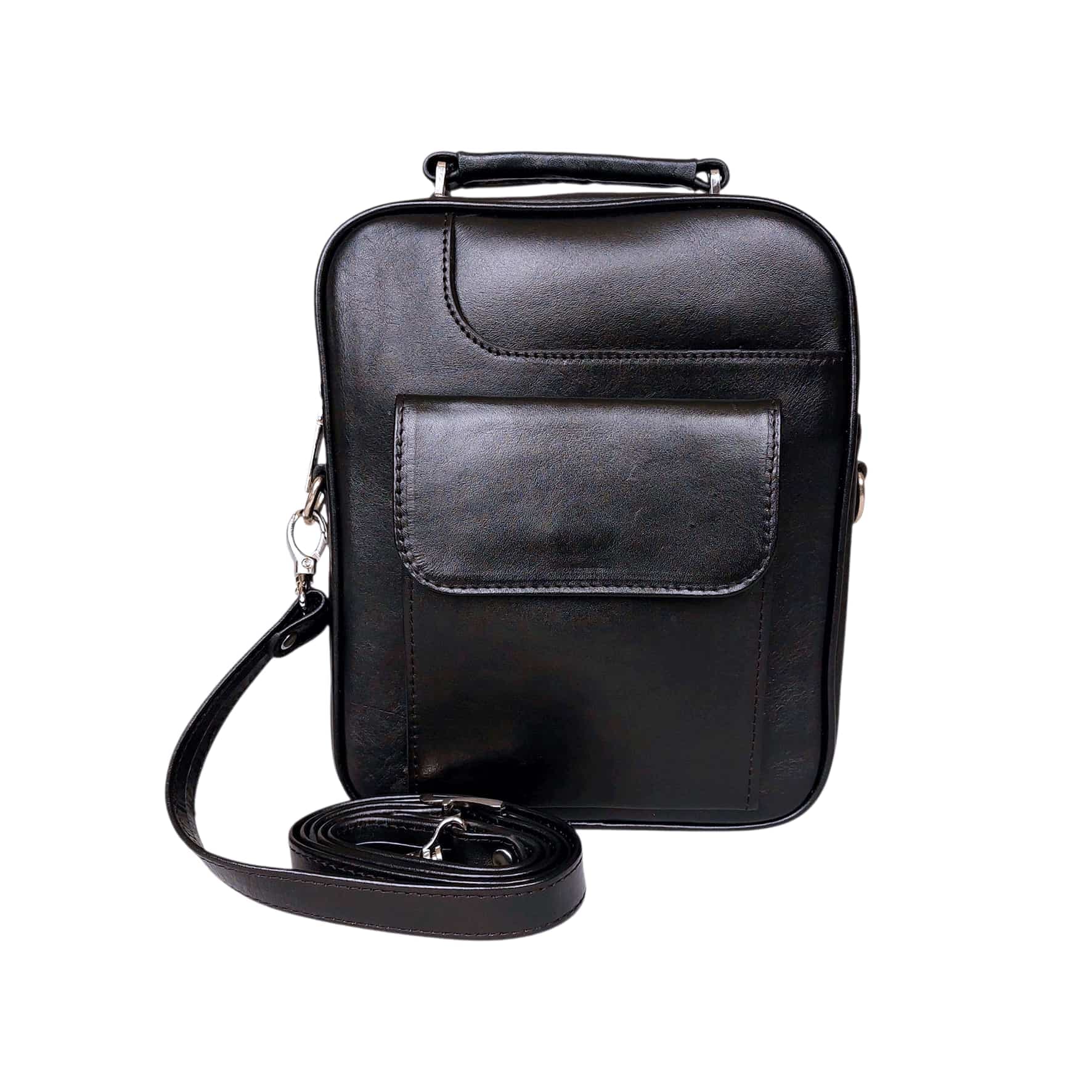 کیف دوشی مردانه چرم طبیعی آرباس کد AR2007 — تصویر ۵