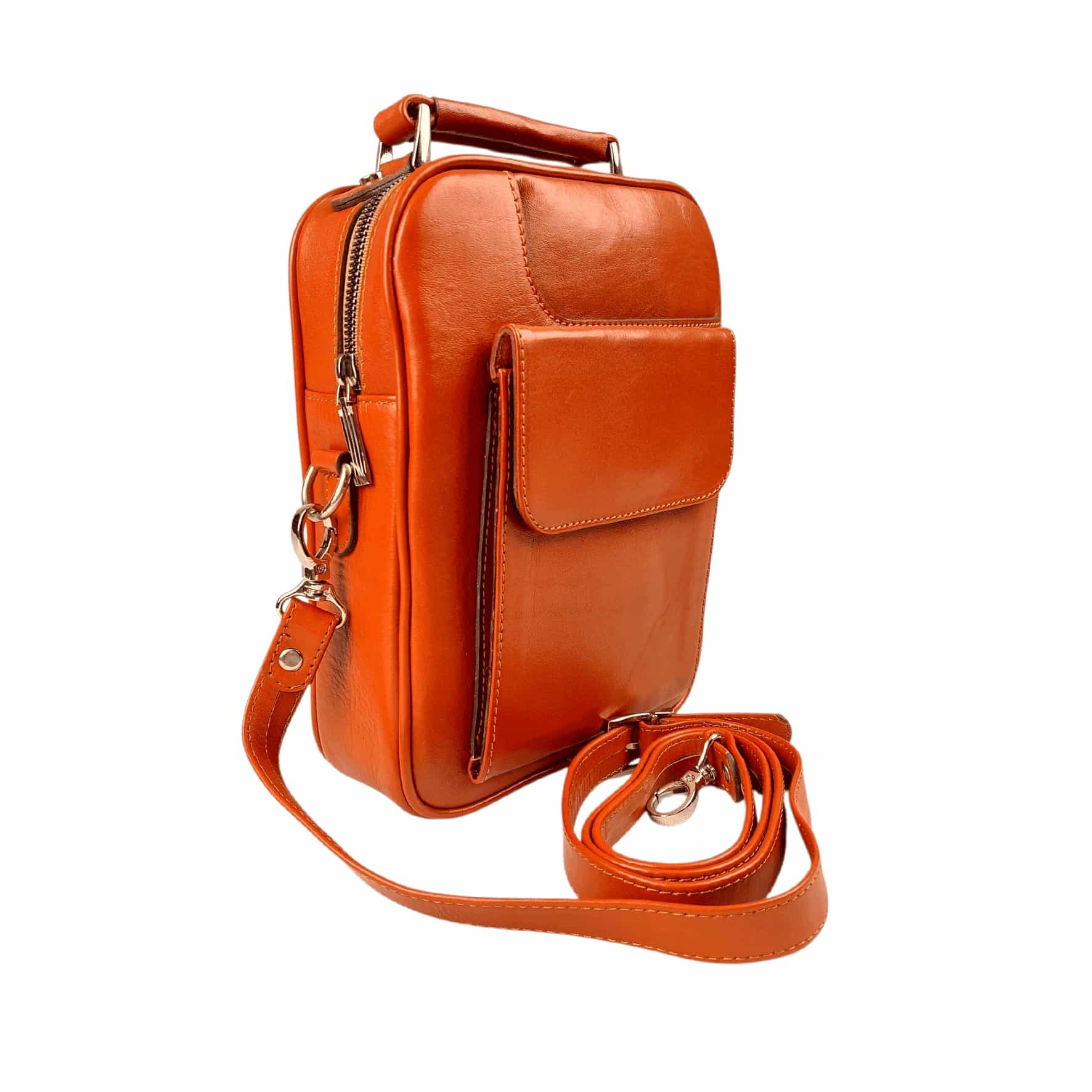 کیف دوشی مردانه چرم طبیعی آرباس کد AR2007 — تصویر ۳