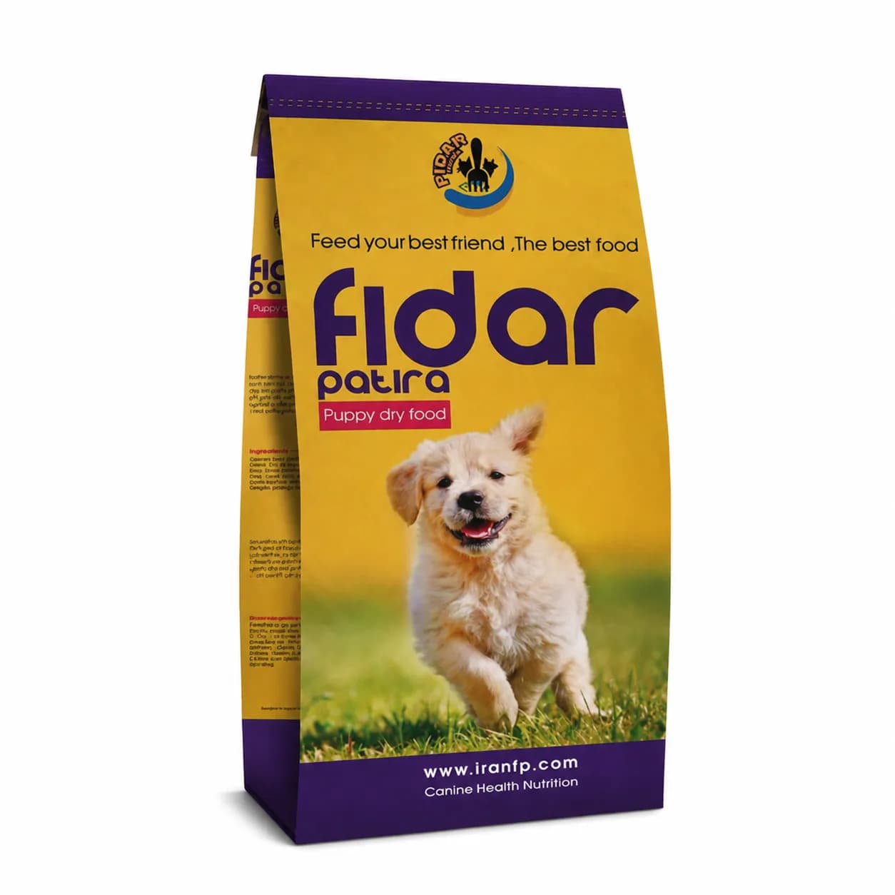غذای خشک توله سگ نژاد بزرگ فیدار پاتیرا ۸ کیلویی | مکس پاپی