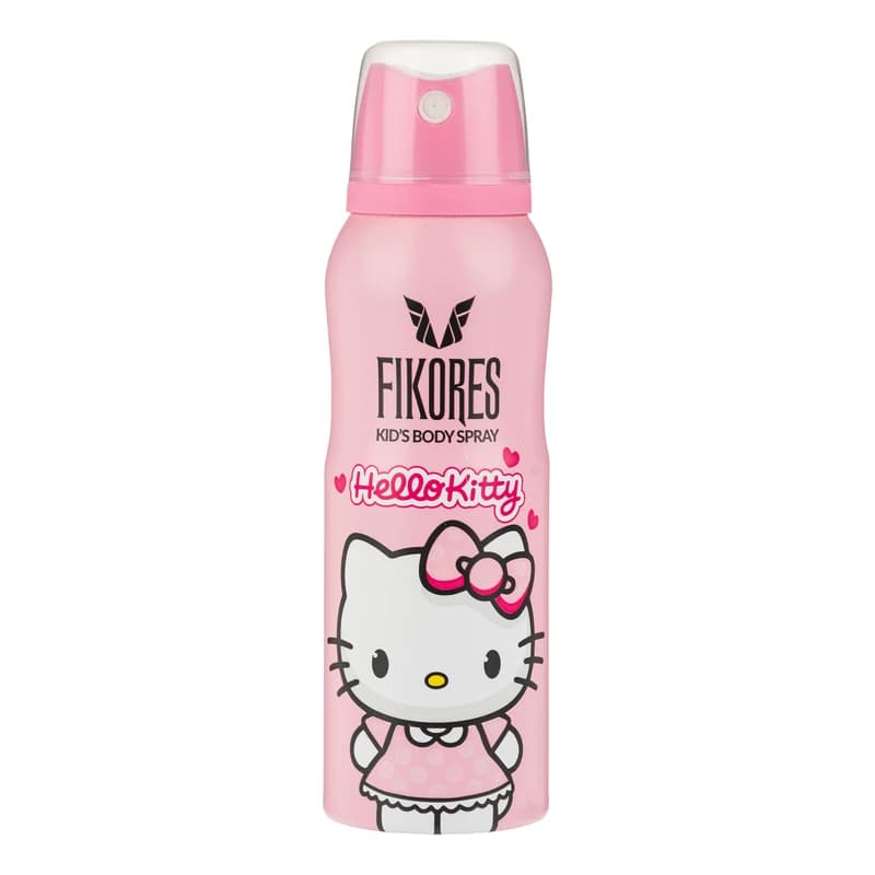 اسپری کودک دخترانه فیکورس مدل Hello Kitty با رایحه شیرین حجم 125 میلی‌لیتر