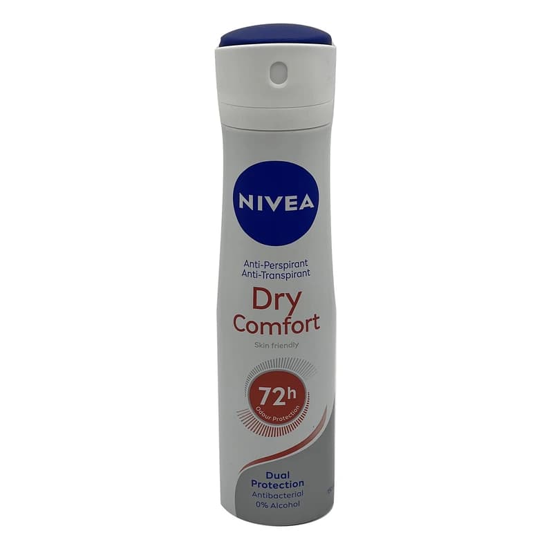 اسپری بدن زنانه نیوآ مدل dry comfort حجم 150 میلی لیتر — تصویر ۲