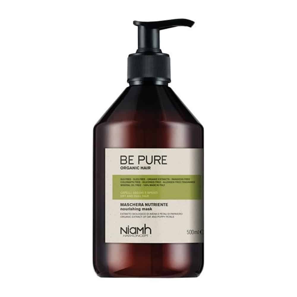 شامپو تغذیه کننده و آبرسان بدون سولفات بی پیور (BePure) حجم500 میلی لیتر