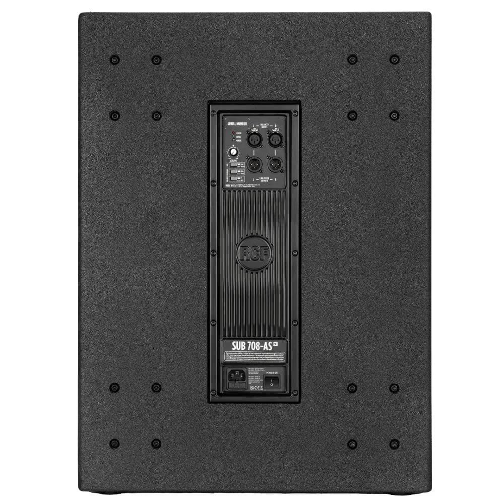ساب ووفر اکتیو RCF SUB 708-AS | سیستم باس حرفه‌ای 1400 وات — تصویر ۳