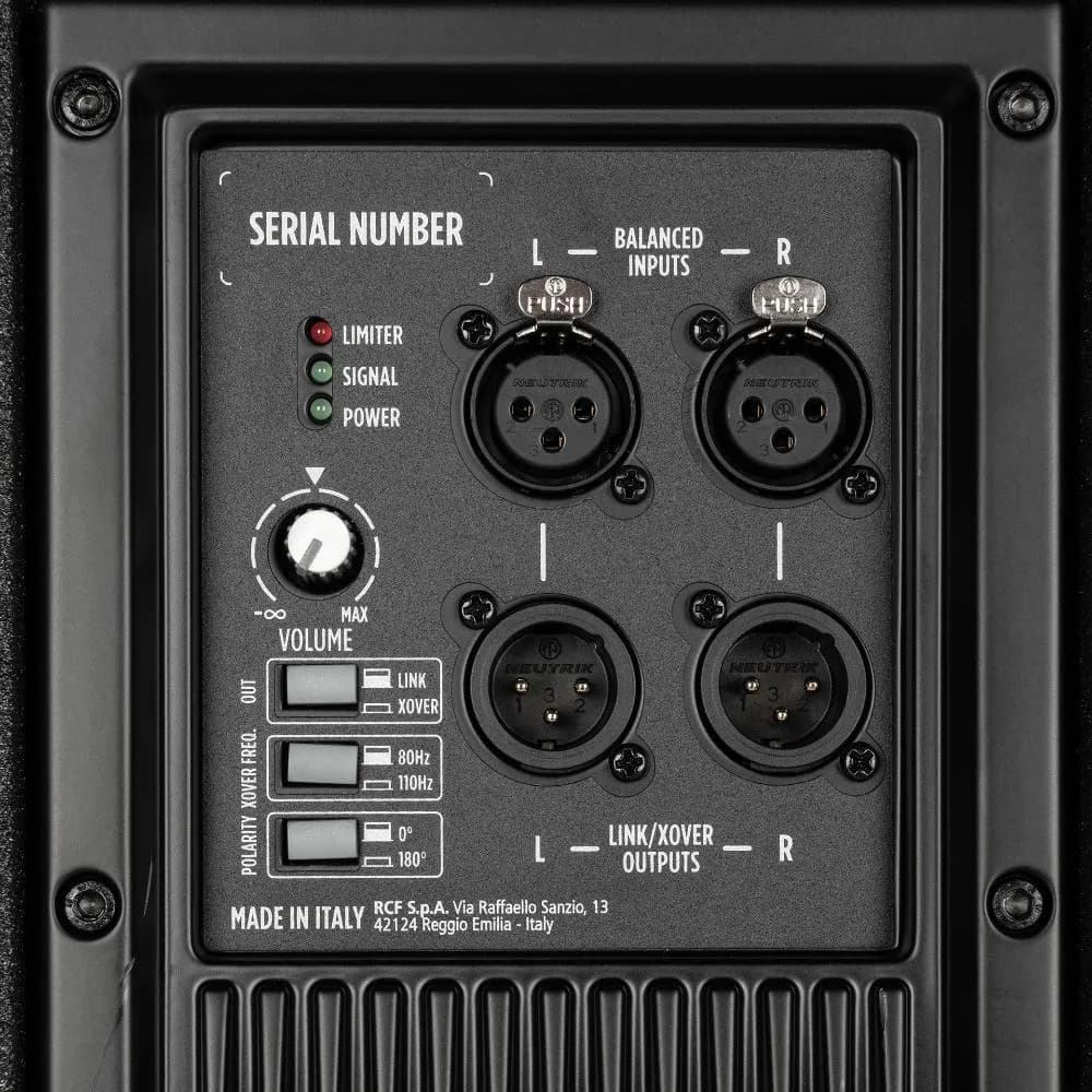 ساب ووفر اکتیو RCF SUB 708-AS | سیستم باس حرفه‌ای 1400 وات — تصویر ۷