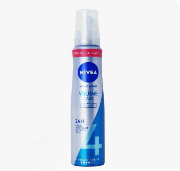 موس حالت دهنده مو 24 ساعته حجم دهنده مراقبتی volume care شماره ۴ نیوا Nivea