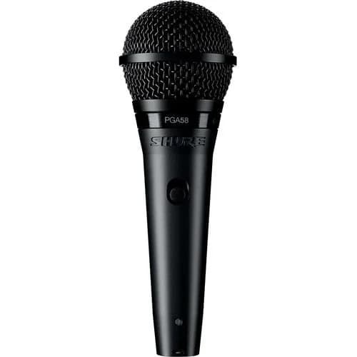 میکروفون وکال شور SHURE PGA58 | میکروفون خوانندگی حرفه‌ای – خرید با گارانتی