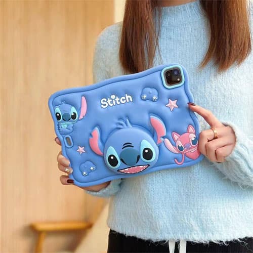 قاب فانتزی سیلیکونی طرح استیچ همراه با استند مناسب برای سامسونگ +Galaxy Tab A11 — تصویر ۷