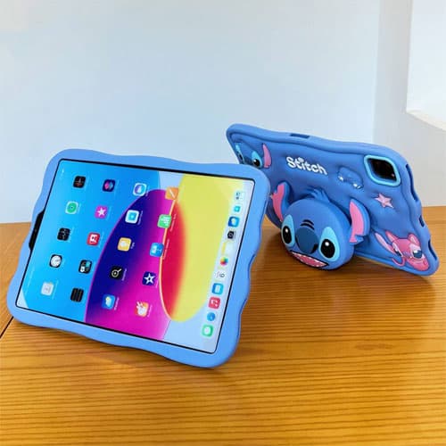 قاب فانتزی سیلیکونی طرح استیچ همراه با استند مناسب برای سامسونگ Galaxy Tab A11 — تصویر ۷