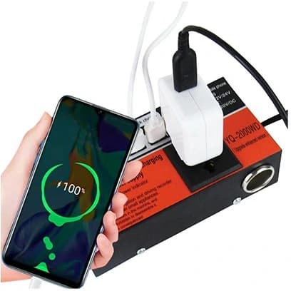 مبدل برق خودرو BISUTIME BS-5209 | اینورتر 12 به 220 ولت با توان 300 وات — تصویر ۴