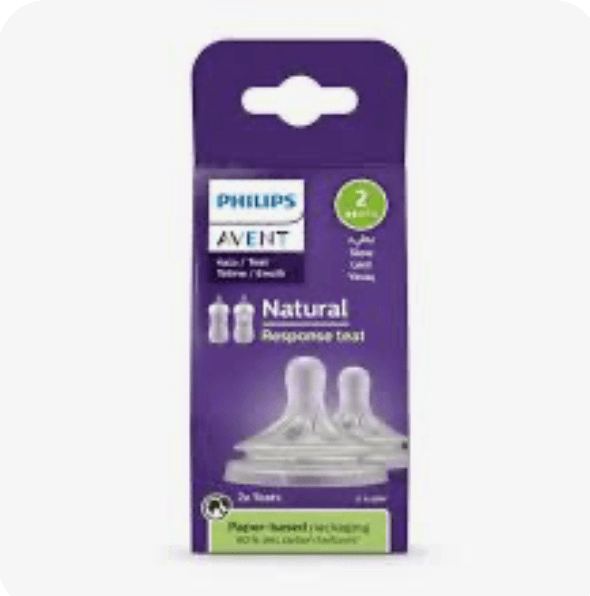 سر شیشه دو عددی دو قطره نچرال طرح جدید ریسپانس فیلیپس اونت Philips Avent
