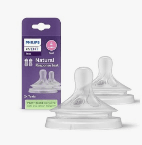 سر شیشه دو عددی چهار قطره سریع طرح جدید ریسپانس فیلیپس اونت Philips Avent — تصویر ۲