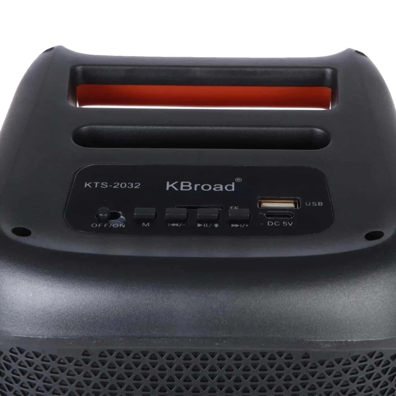 اسپیکر بی سیم BIG SOUND مدل KTS-2032 – مشکی – ASP — تصویر ۴