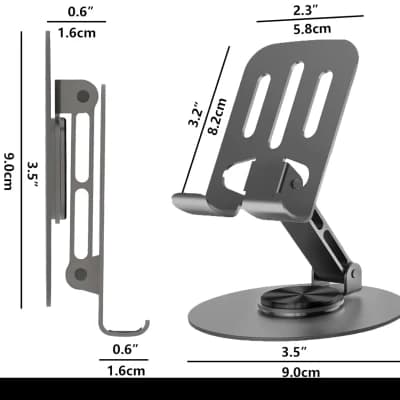 هولدر رومیزی موبایل تلسکوپی 360 درجه مدل TELESCOPIC — تصویر ۴
