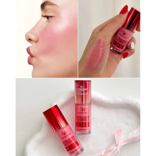 رژگونه مایع گلدن رز مدل Smart Cheek کد 104