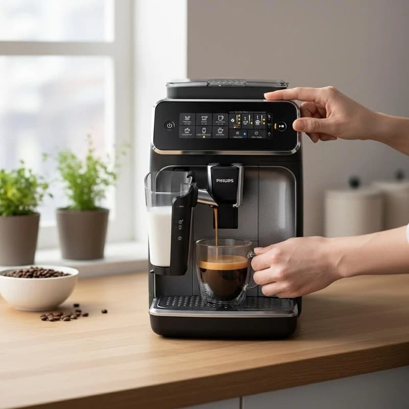 اسپرسوساز قهوه ساز فلیپس مدل Philips Series 2200 Fully automatic EP3246 espresso machines | EP3246 — تصویر ۴