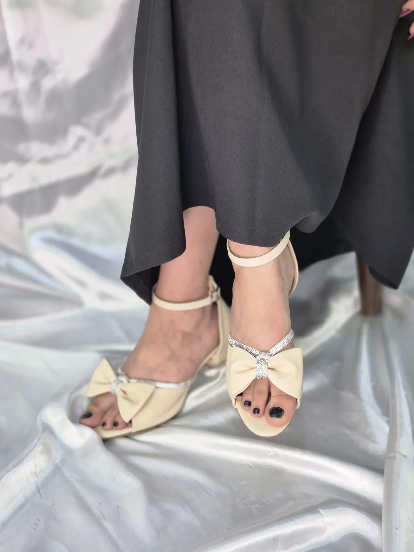 کفش مجلسی دخترانه طرح پاپیونی — تصویر ۲
