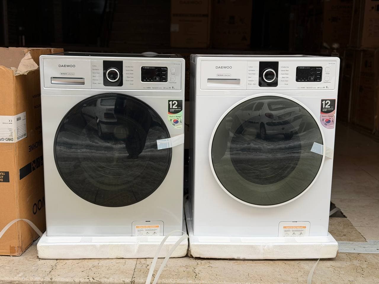 ماشین لباسشویی دوو مدل DWD-GFD14TSD / DWD-GFD14TDW — تصویر ۲