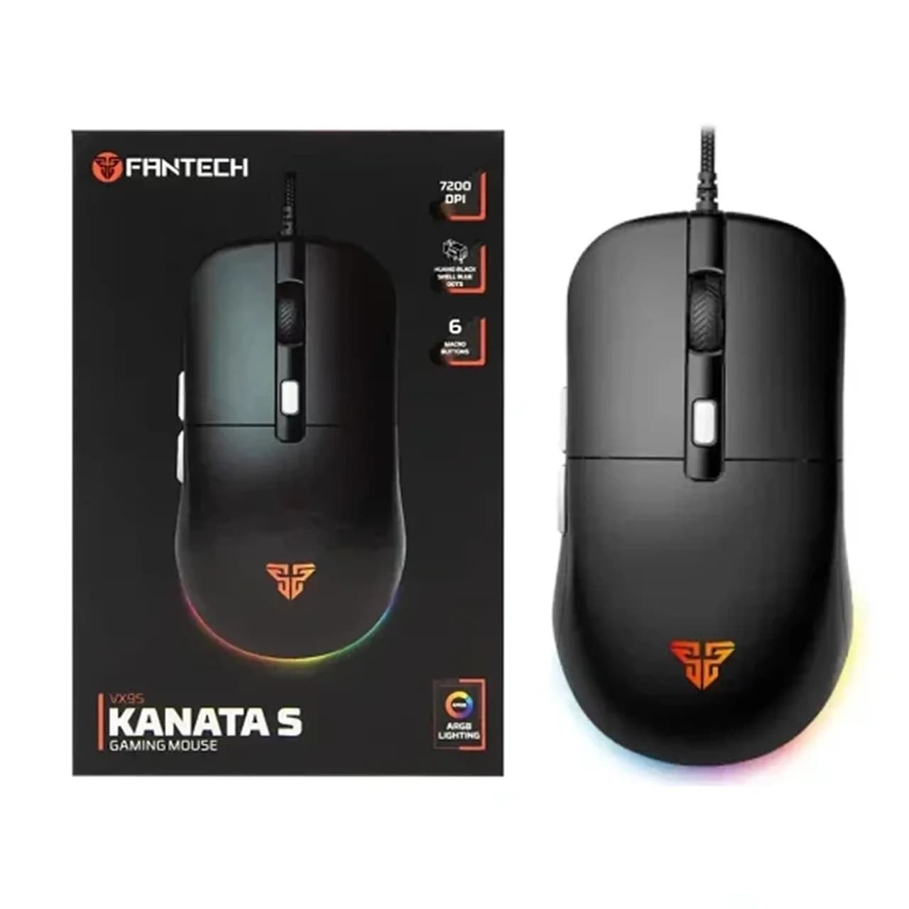 ماوس باسیم Fantech مدل KANATAS VX95 – مشکی — تصویر ۷