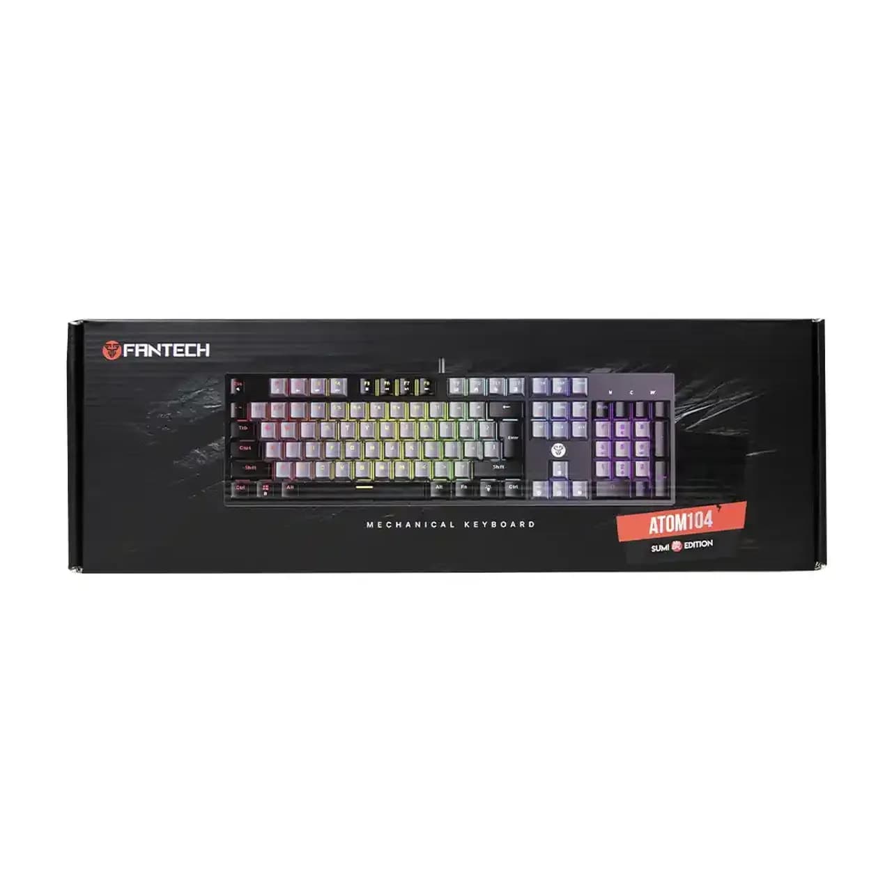 کیبورد باسیم FANTECH مدل ATOM104 MK886V2 – مشکی — تصویر ۲