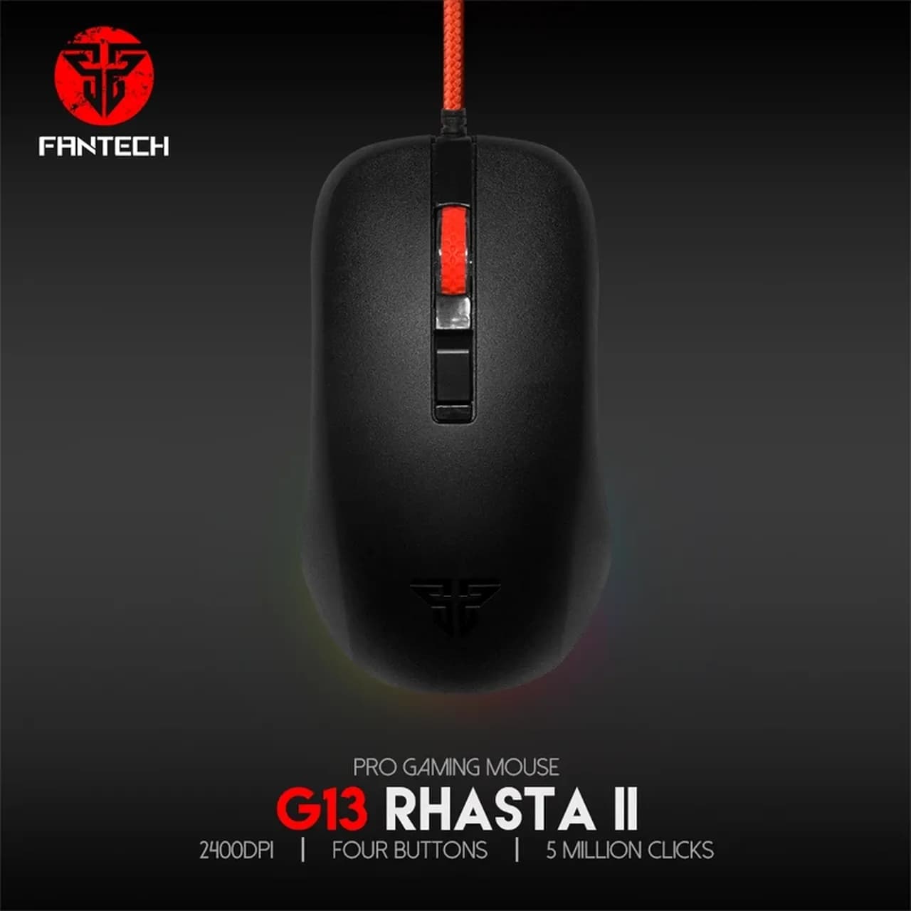 ماوس باسیم Fantech مدل RHASTA II G13 – مشکی — تصویر ۵