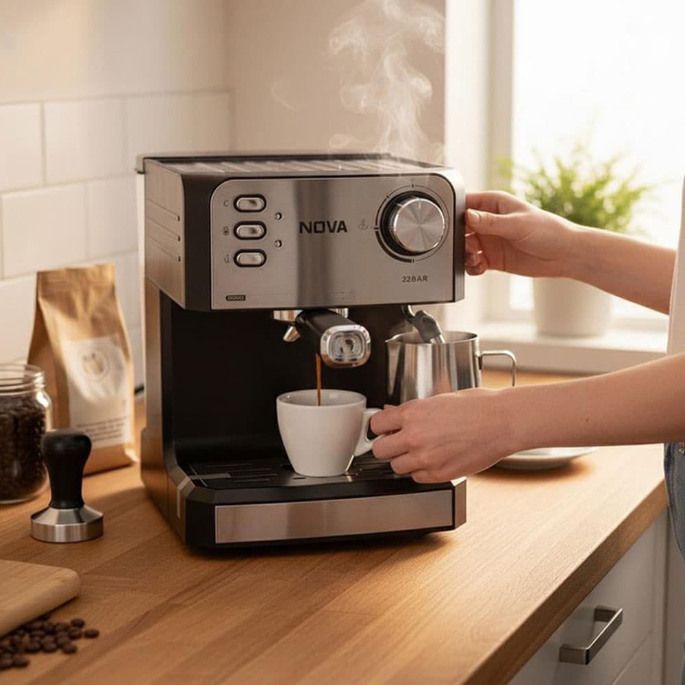 دستگاه اسپرسو ساز نوا مدل NCM-167 ا NOVA NCM167 Espresso Maker — تصویر ۲