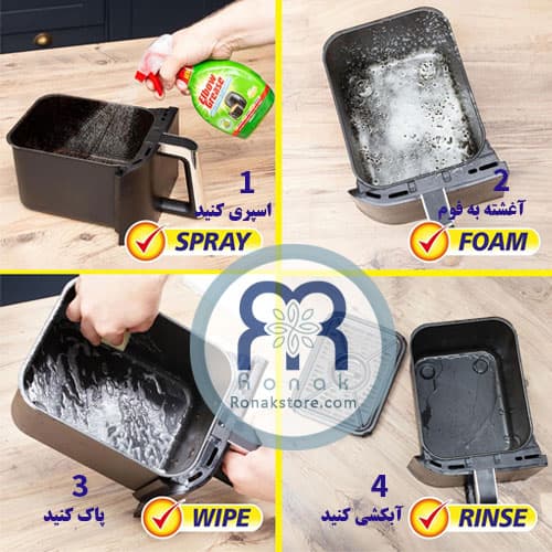 اسپری تمیزکننده هواپز البو گریس Elbow Grease با رایحه لیمو حجم 500 میل — تصویر ۵
