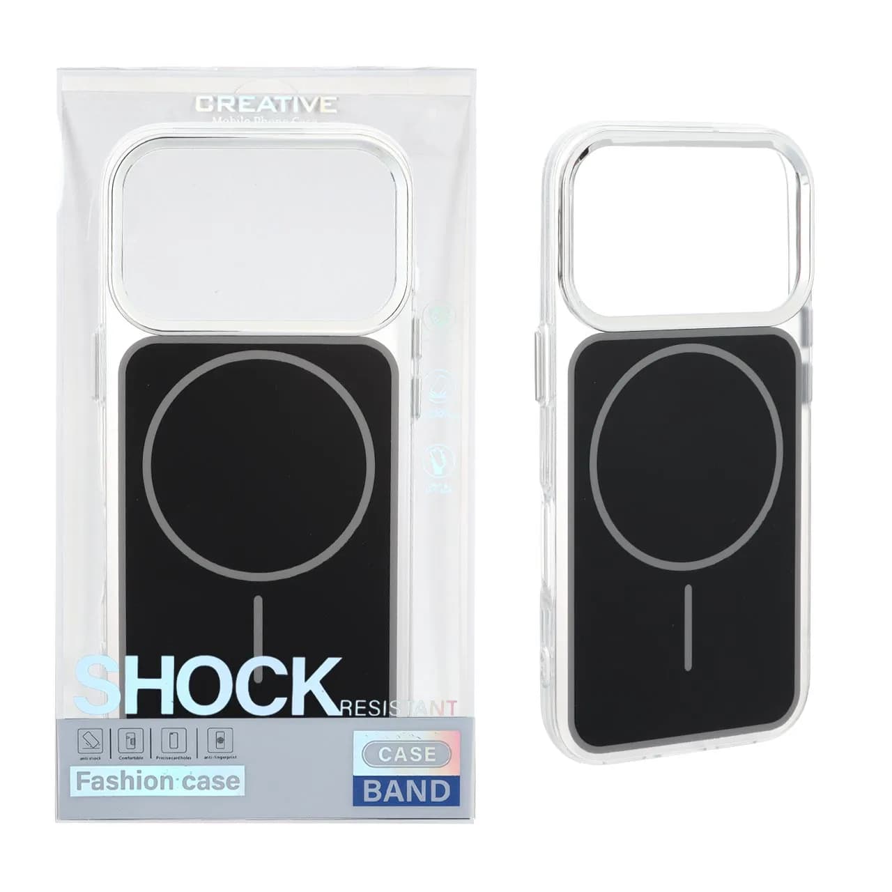 قاب اورجینال Unique Case مات رنگی MagSafe لنز کروم Apple iPhone 17 Pro – مشکی (پک دار)