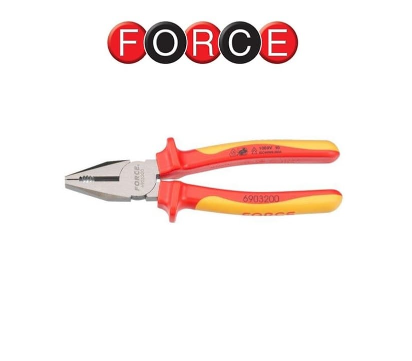 انبردست فشار قوی بلند عایق 1000 ولت 8 اینچ فورس کد F6903200