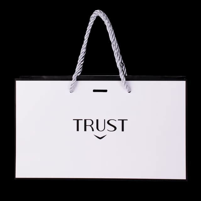 ساک‌دستی سفید Trust Smart سایز کوچک — تصویر ۲