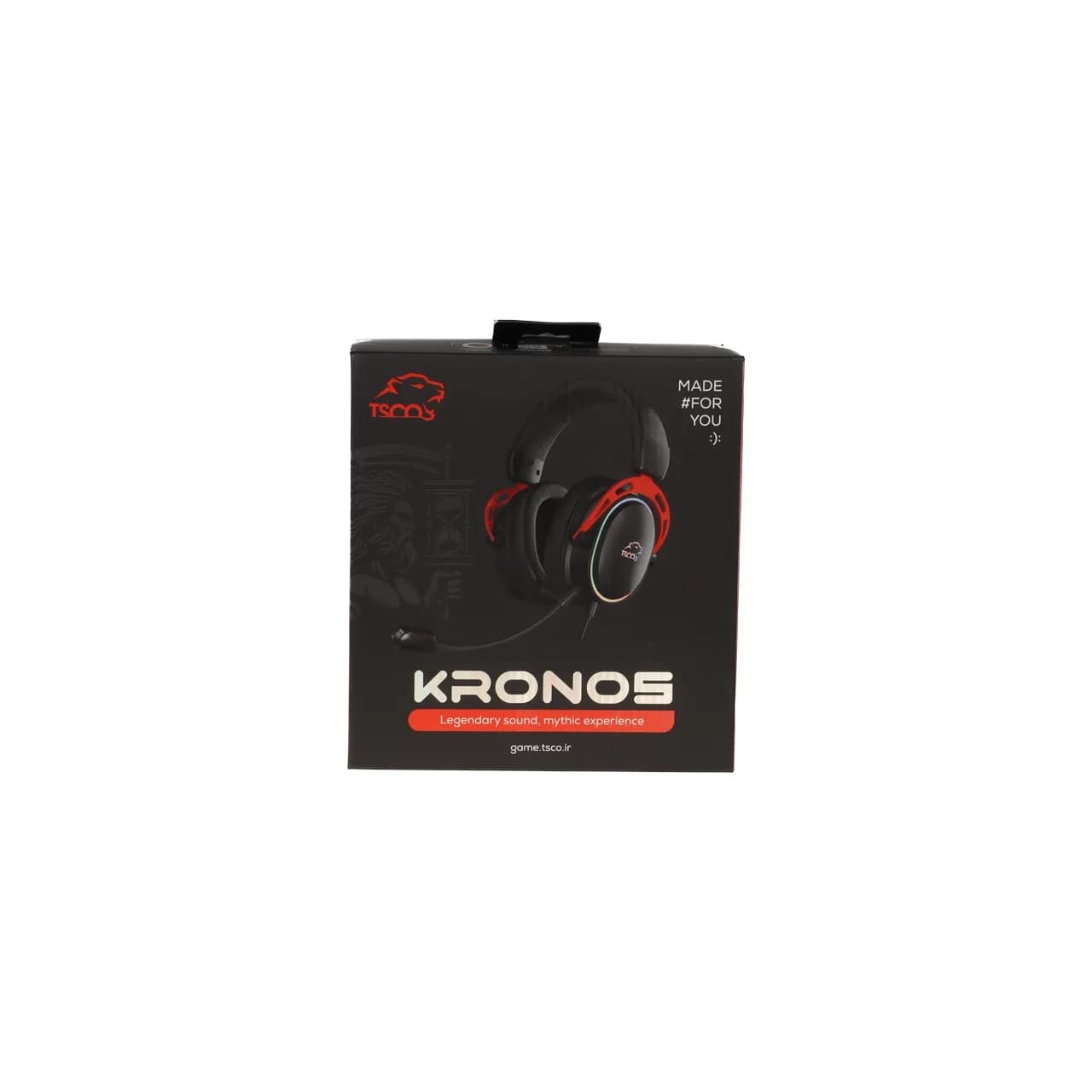 هدفون باسیم گیمینگ TSCO مدل Kronos GH 6155 – مشکی (گارانتی 18 ماهه تسکو) — تصویر ۳