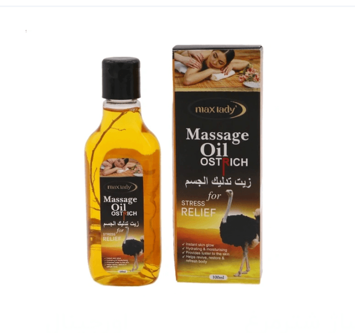 روغن ماساژ شترمرغ ۱۰۰ میل مکس لیدی max lady