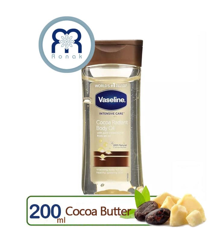 روغن بدن وازلین مدل Cocoa Butter حجم 200 میل — تصویر ۲