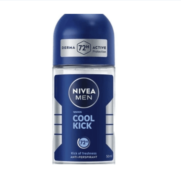 مام رول مردانه نیوا cool kick حجم ۵۰ میل با ماندگاری 72 ساعت Nivea