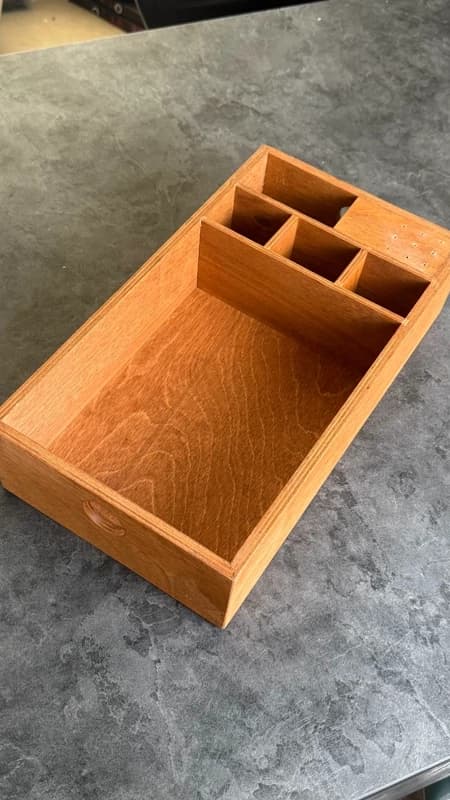 باکس نظم دهنده چوبی لوازم ناخن