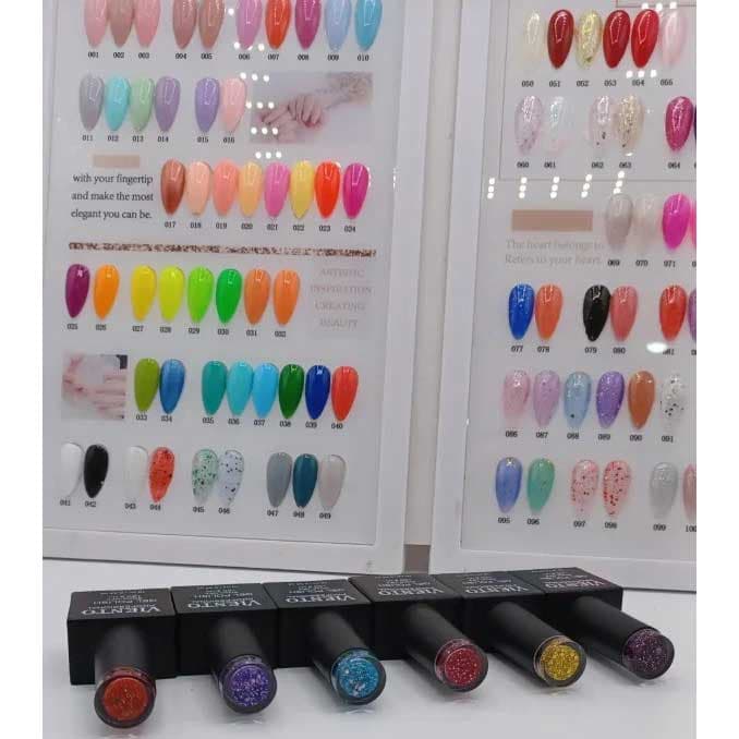 لاک ژل ناخن وینتو پک 100 عددی بهمراه 4 عدد آیس