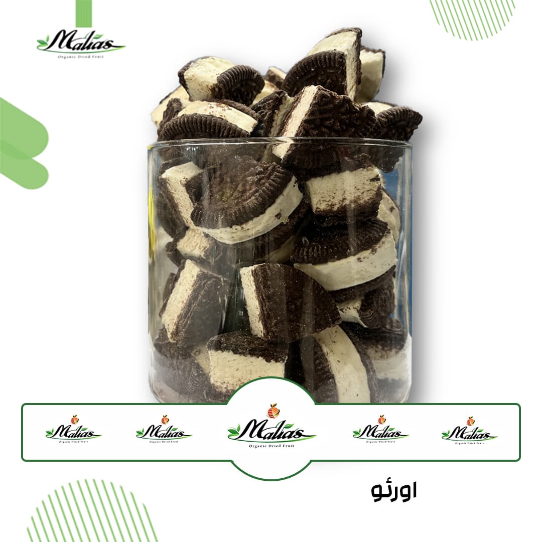 بستنی خشک با طعم اورئو
