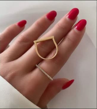 انگشتر خطی ژوپینگ | سایز ۶، ۸ و ۹